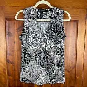 INC International Concepts Blouse Sleeveless Embellished Strap Top 90s Y2K